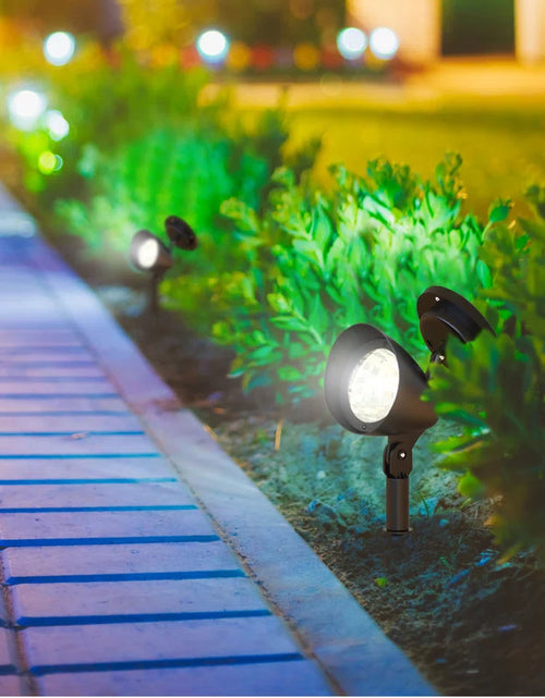 Load image into Gallery viewer, Outdoor Solar Powered LED Lights Stainless-Steel LED Lights - Weather-Resistant Spotlights
