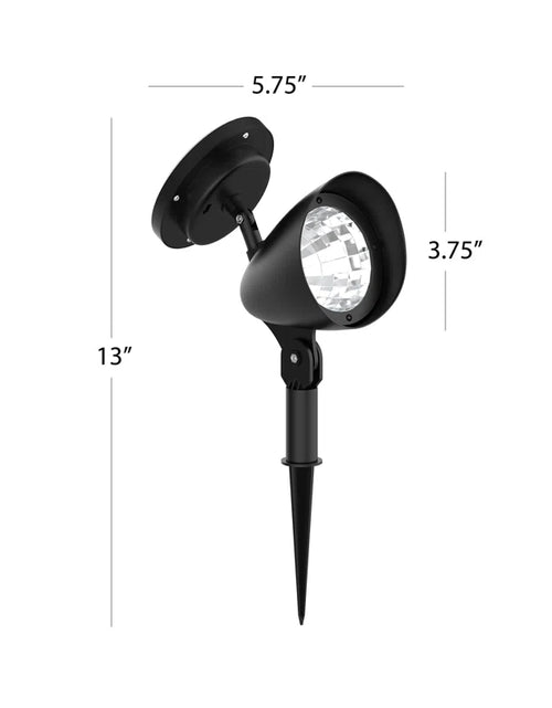 Load image into Gallery viewer, Outdoor Solar Powered LED Lights Stainless-Steel LED Lights - Weather-Resistant Spotlights
