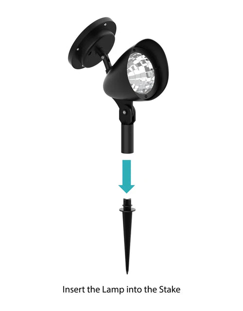 Load image into Gallery viewer, Outdoor Solar Powered LED Lights Stainless-Steel LED Lights - Weather-Resistant Spotlights
